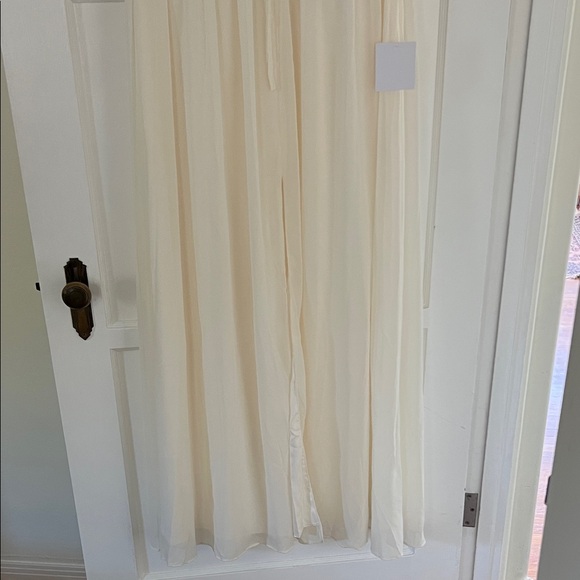 Lulu’s Cream Ruffled Maxi Dress - Picture 5 of 6